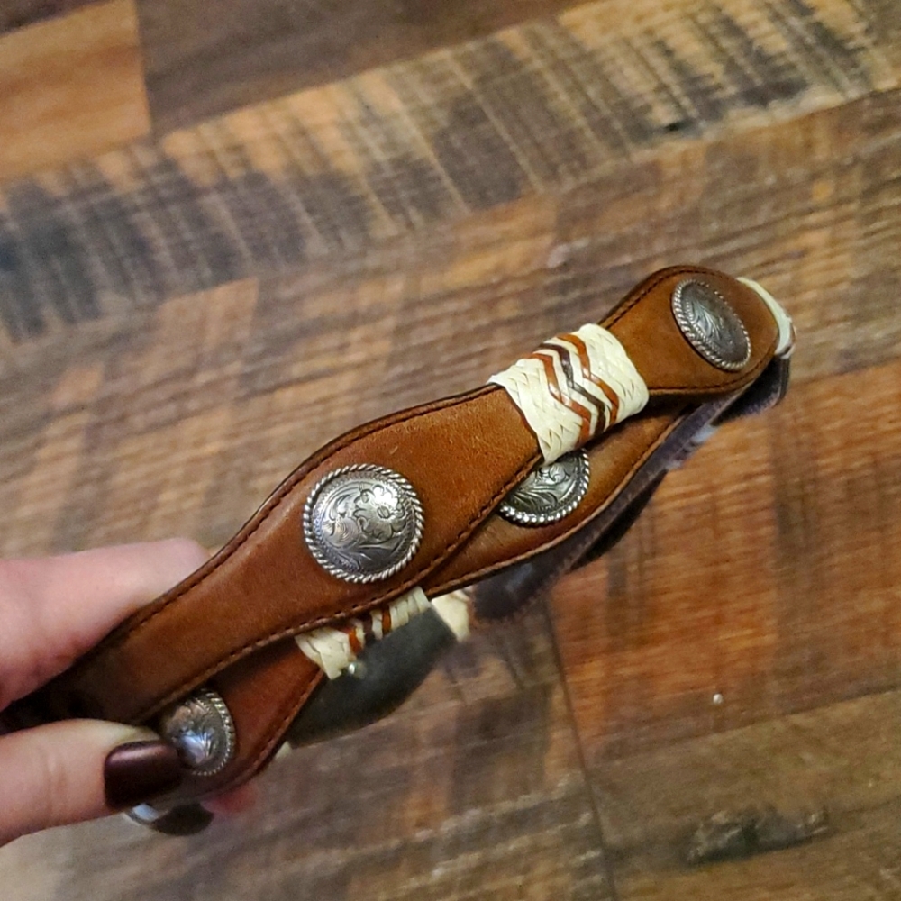 Tony Lama skinny western belt